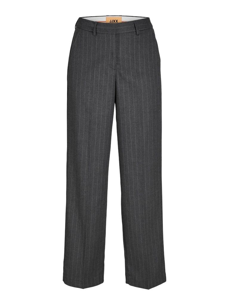 JXMARY BRUSHED HW PANT TLR SN Dark Grey Melange-Light Grey