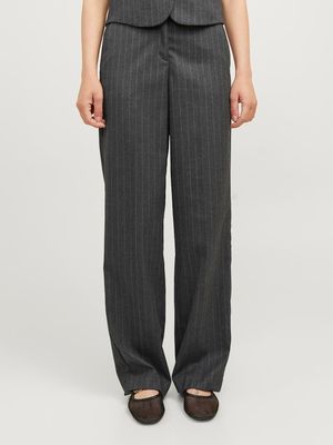 JXMARY BRUSHED HW PANT TLR SN Dark Grey Melange-Light Grey