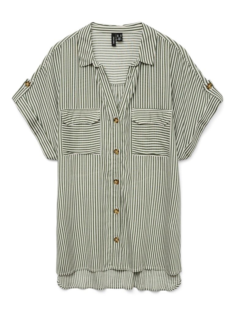 VMBUMPY SS SHIRT WVN GA NOOS Laurel Wreath/Snow w