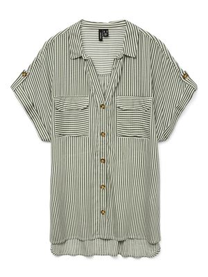VMBUMPY SS SHIRT WVN GA NOOS Laurel Wreath/Snow w