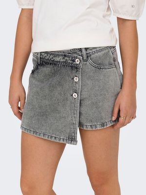 ONLLESLY REG LB DNM SKORT BJ NOOS Light Grey Denim