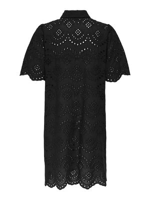 ONLVALAIS S/S DRESS WVN NOOS Black