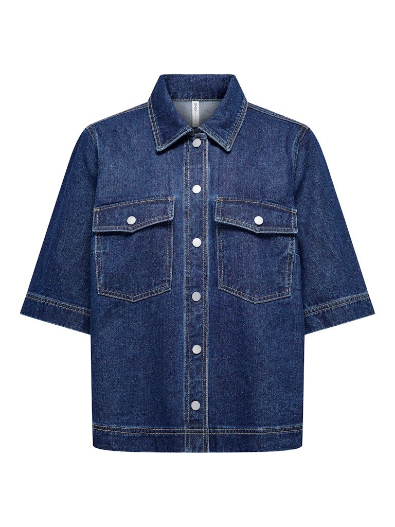 ONLBELLE S/S SHIRT DNM GUA NOOS Dark Blue Denim