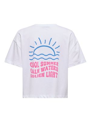 PGLIVA S/S T-SHIRT JRS Cloud Dancer-COOL SUMMER