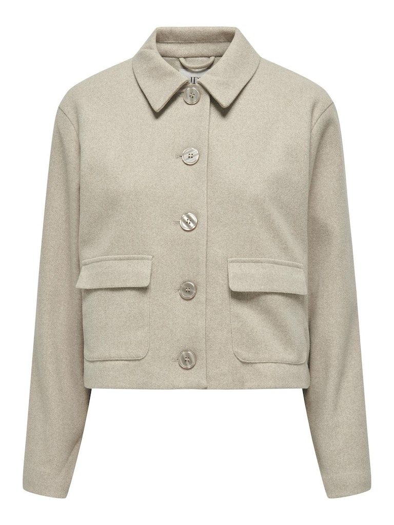 JDYCALLIE SHORT JACKET OTW HAB  Incense/Melangé