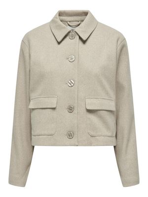 JDYCALLIE SHORT JACKET OTW HAB  Incense/Melangé