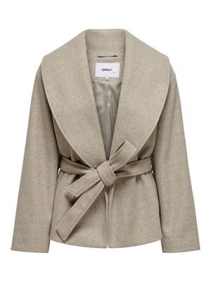 ONLAUGUSTA LIFE SHORT COAT OTW NOOS Fungi/MELANGE