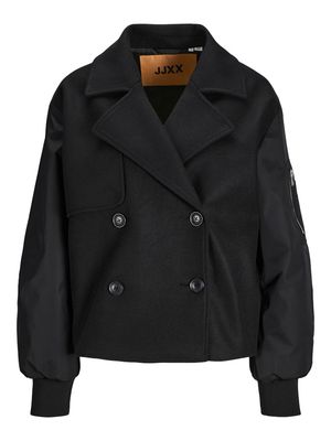 JXHARPER MIX BIKER JACKET OTW LN Black
