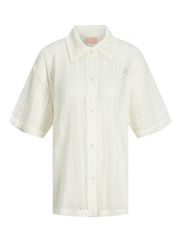 JXELLIE SS LOOSE SHIRT JRS LN Vanilla Ice