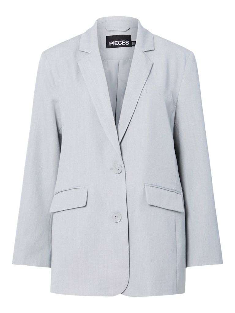 PCKAMIL LS LOOSE BLAZER NOOS BC Light Grey Melange