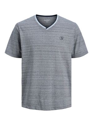 JCOCONTRAST TEE SS V-NECK SMU Cashmere Blue/NEW