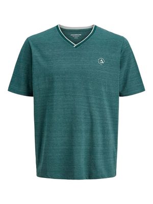 JCOCONTRAST TEE SS V-NECK SMU Deep Teal/NEW