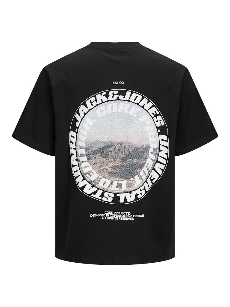 JCOLIDO PHOTO BACK TEE SS CREW NECK Black