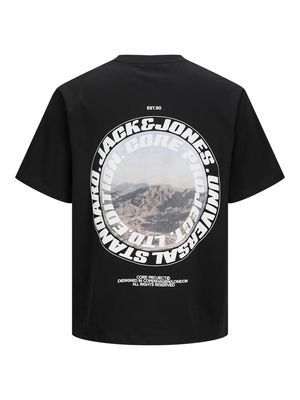 JCOLIDO PHOTO BACK TEE SS CREW NECK Black