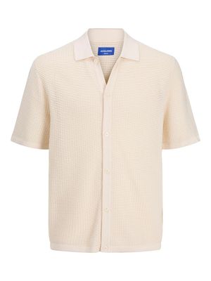 JORALMERIA KNIT SS POLO LN Sea Salt