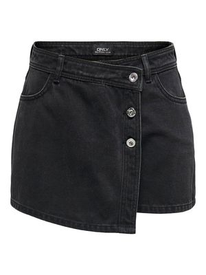 ONLLESLY REG LB DNM SKORT BJ NOOS Washed Black