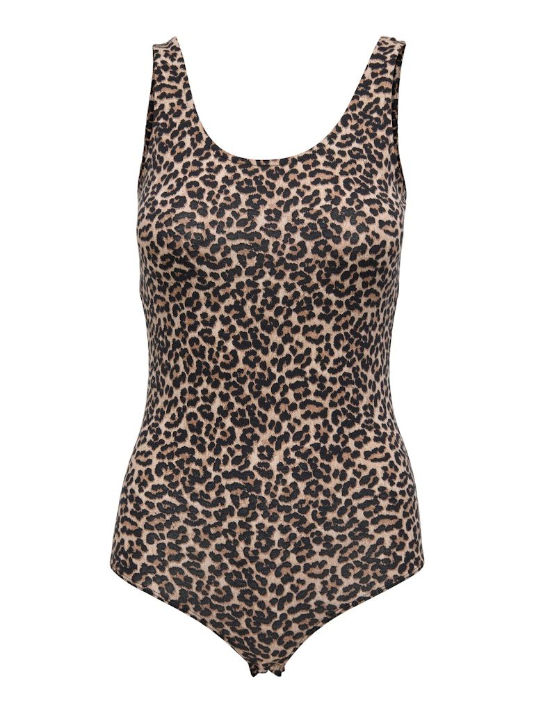 ONLLOVE LEO S/L BODY JRS Cloud Dancer/LEO PRINT