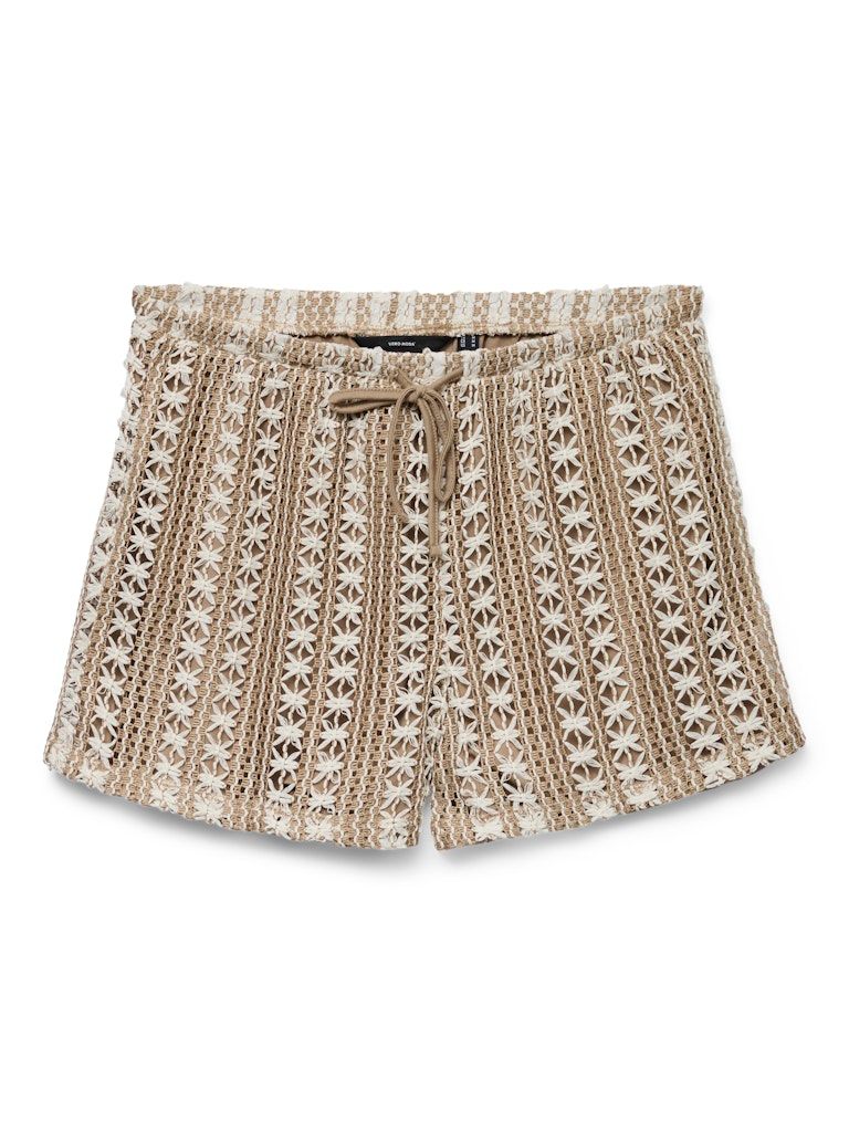 VMOHIO HW SHORTS JRS GA Silver Mink-Snow white