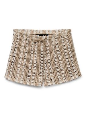 VMOHIO HW SHORTS JRS GA Silver Mink-Snow white