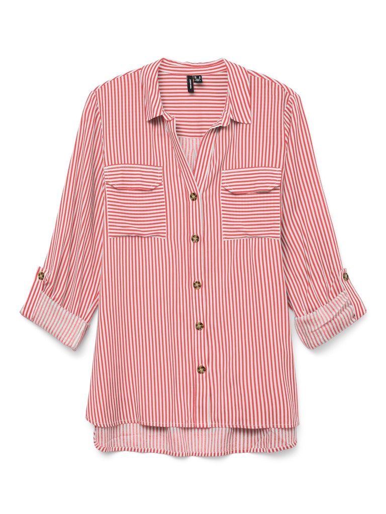 VMBUMPY L/S SHIRT NEW WVN GA NOOS Dubarry/Snow White