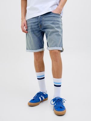 JJIRICK JJICON I.K. SHORTS GE 129 SN Blue Denim