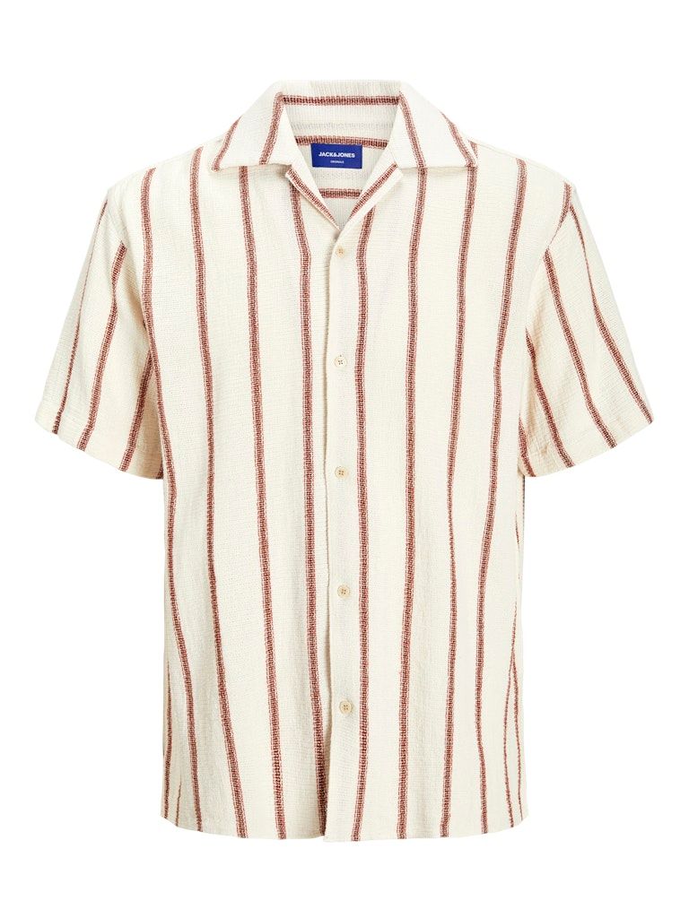 JORCOBA STRIPE RESORT SHIRT SS SN Arabian Spice
