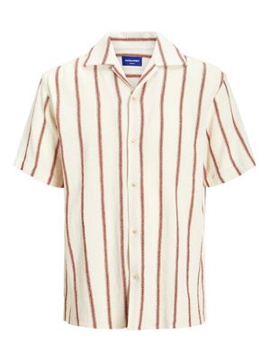 JORCOBA STRIPE RESORT SHIRT SS SN Arabian Spice