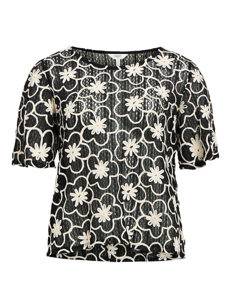 OBJCALLA S/S RE TOP 138 Black-Sandshell