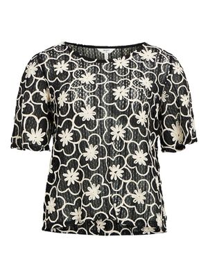 OBJCALLA S/S RE TOP 138 Black-Sandshell