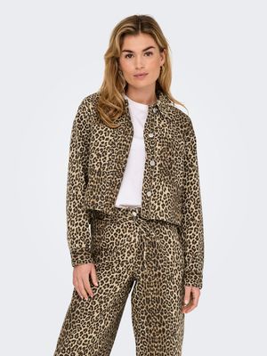 ONLNAOMI AOP JACKET OTW Toasted Coconut/Leo