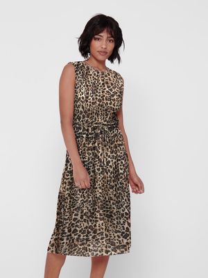 ONLELEMA S/L PLISSE DRESS BOX JRS Cartouche/Jrs furry