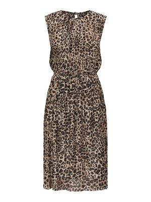 ONLELEMA S/L PLISSE DRESS BOX JRS Cartouche/Jrs furry