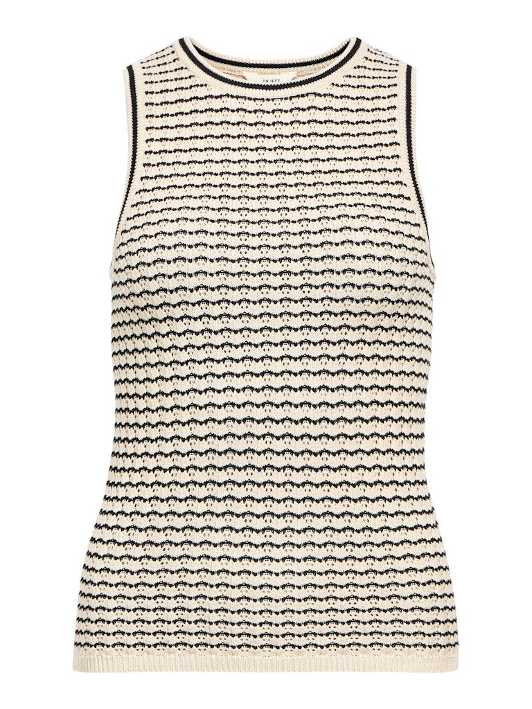 OBJESTER RE PATTERN TANK TOP DIV Sandshell-Black