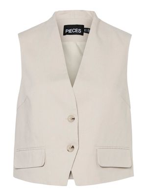 PCTIKI WAIST COAT Silver Gray
