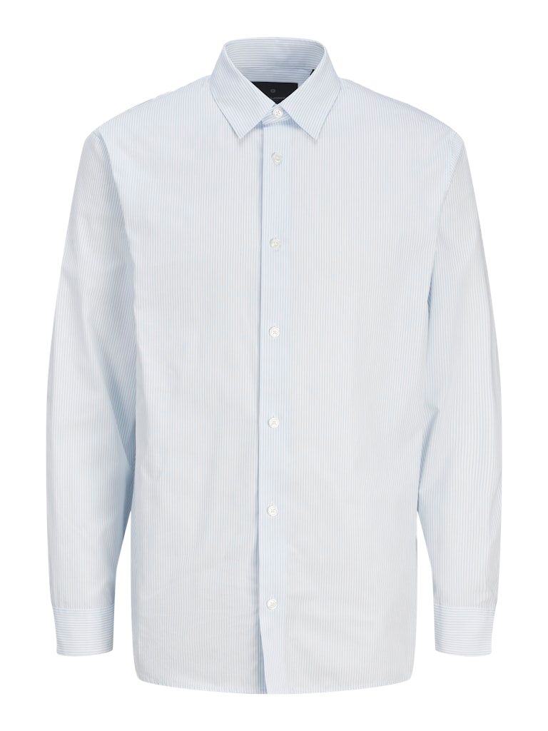 JPRBLABUSHWICK STANLEY SHIRT L/S SN Cashmere Blue/STRIPE