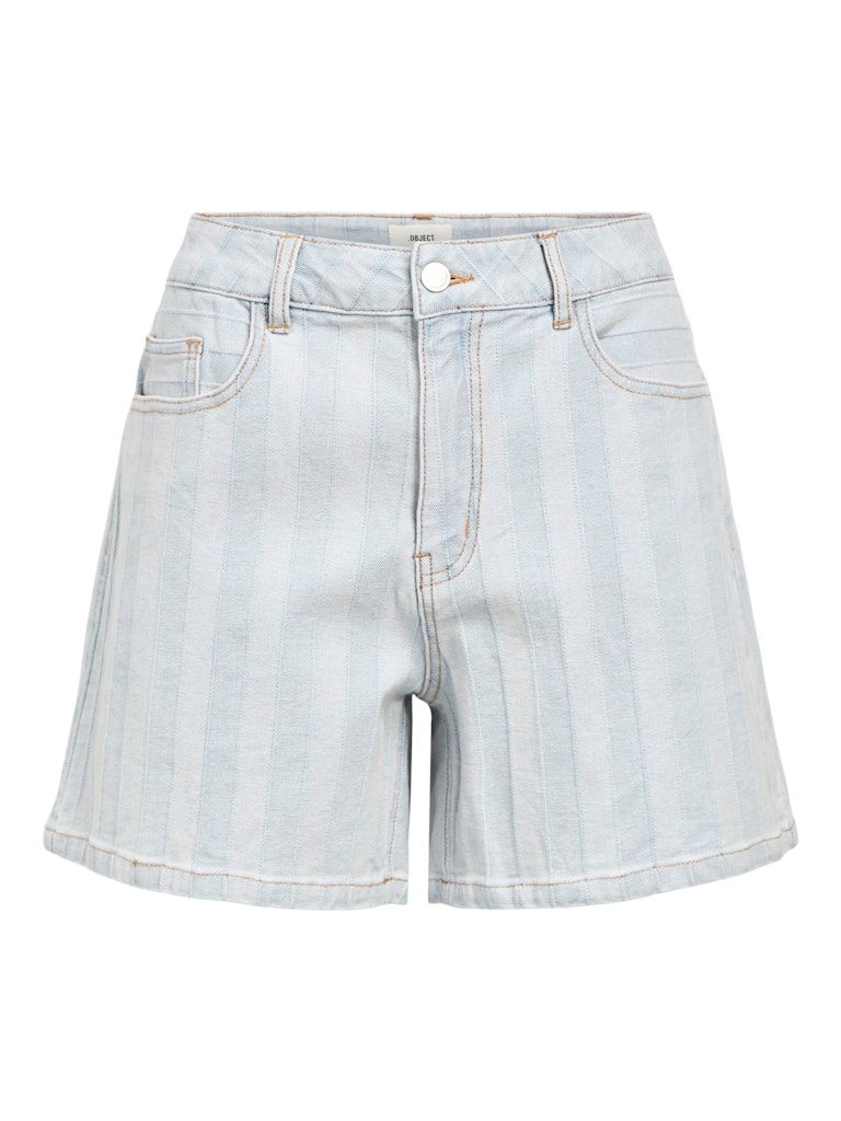 OBJLODI DNM MW RE SHORTS 139 Light Blue Denim
