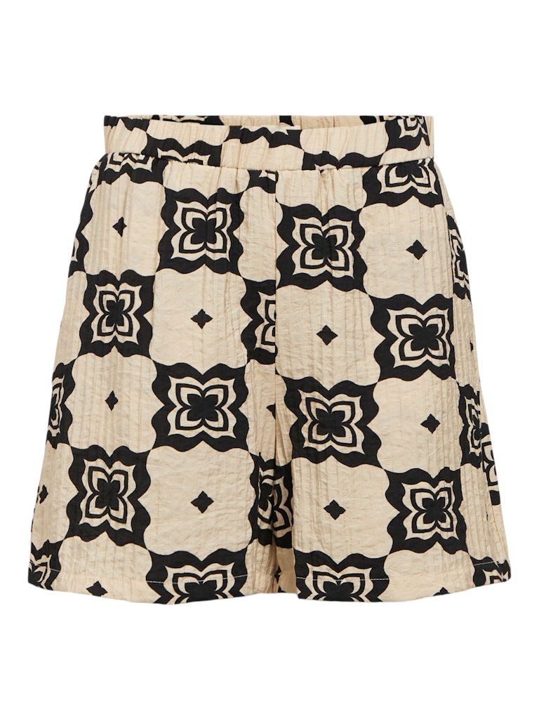 OBJELLA MW SHORTS 138 Sandshell/Black