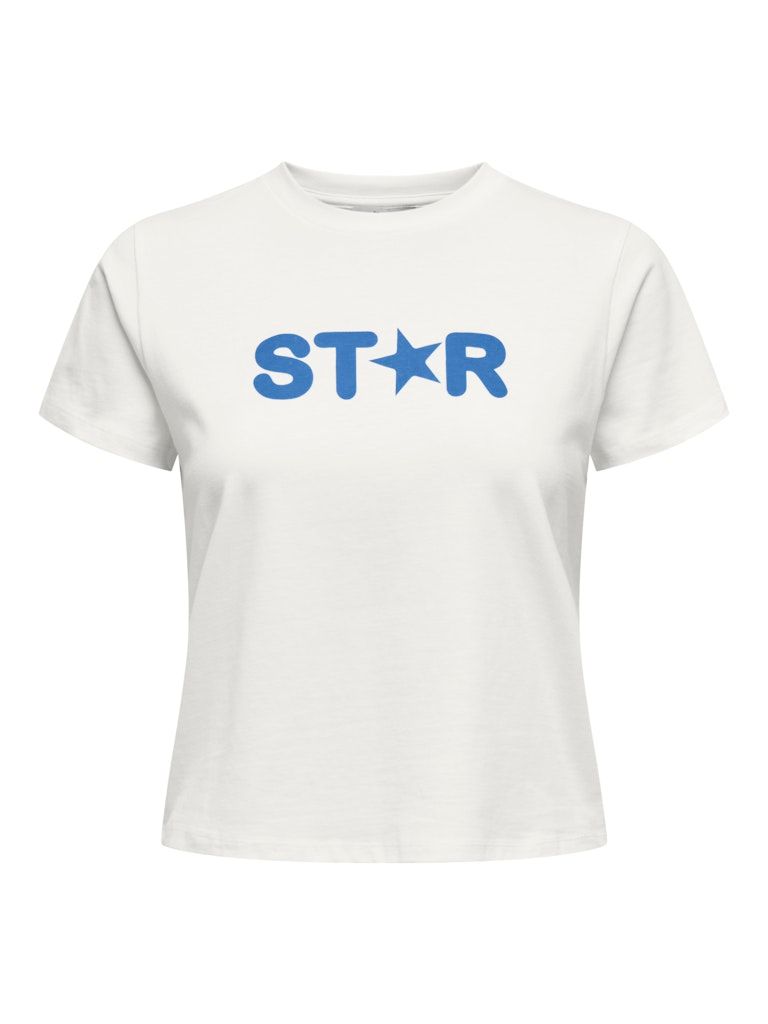 PGFRIDA LIFE S/S T-SHIRT JRS Cloud Dancer-STAR RED