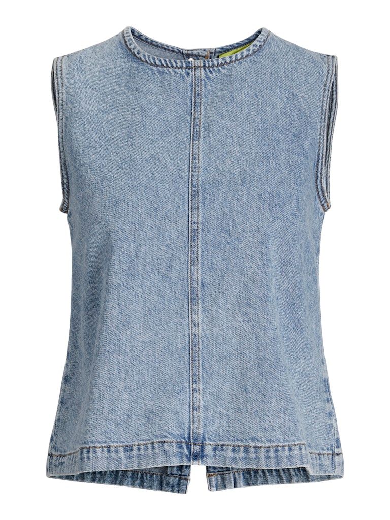 JXDORA NARA DENIM TOP DNM Light Blue Denim