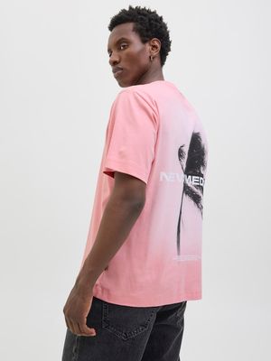 JCOSAGO PHOTO BACK TEE SS CREW NECK Pink Icing
