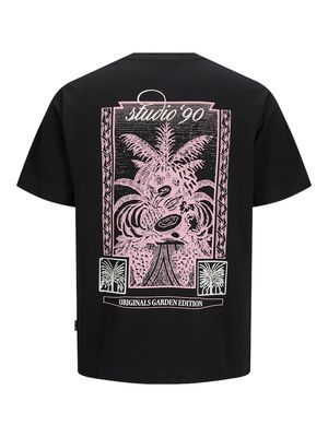 JORHYDRA BACK TEE SS CREW NECK SE25 Black