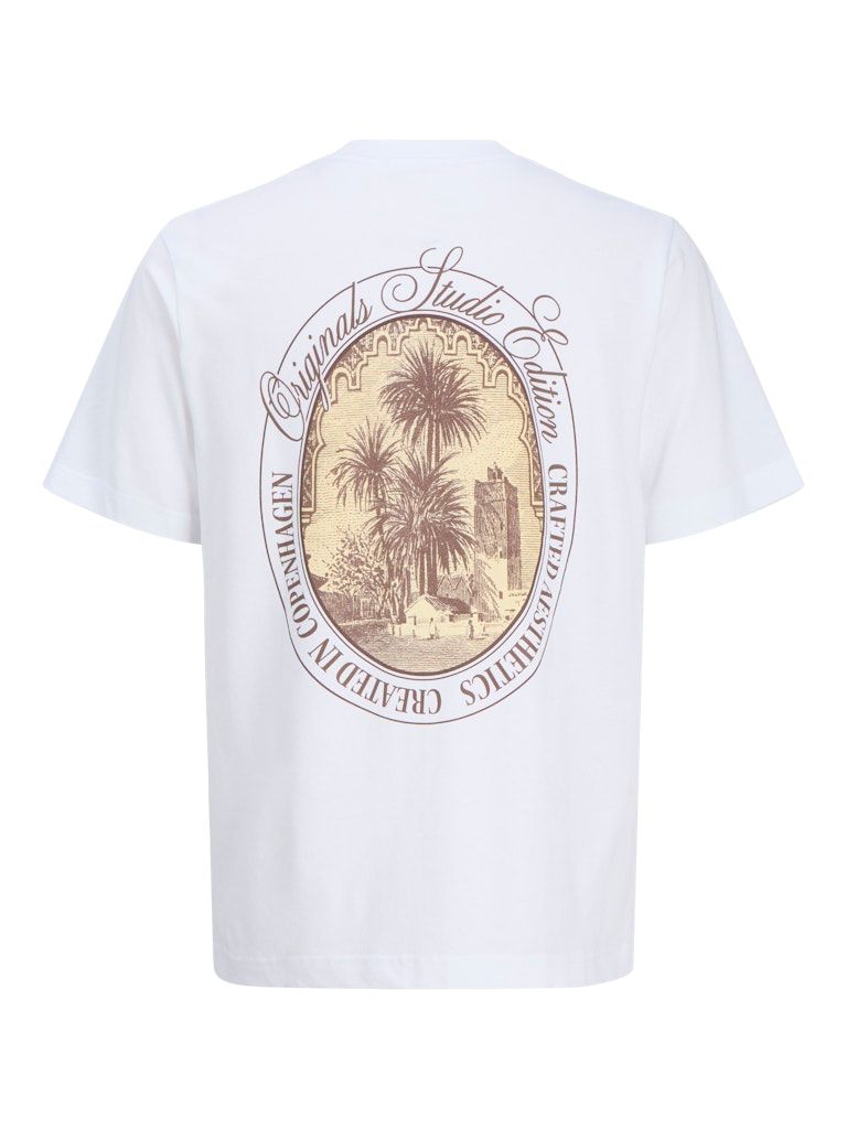 JORHYDRA BACK TEE SS CREW NECK SE25 Bright White