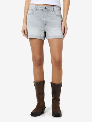 NMMONI HW DNM SHORTS AZ277LG NOOS Light Grey Denim