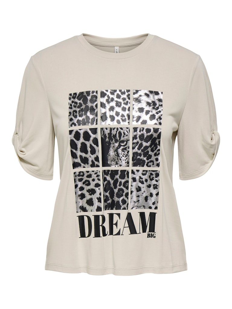ONLFREE LIFE S/S CREATE TOP BOX JRS Pumice Stone-Dream