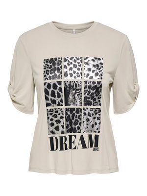 ONLFREE LIFE S/S CREATE TOP BOX JRS Pumice Stone-Dream