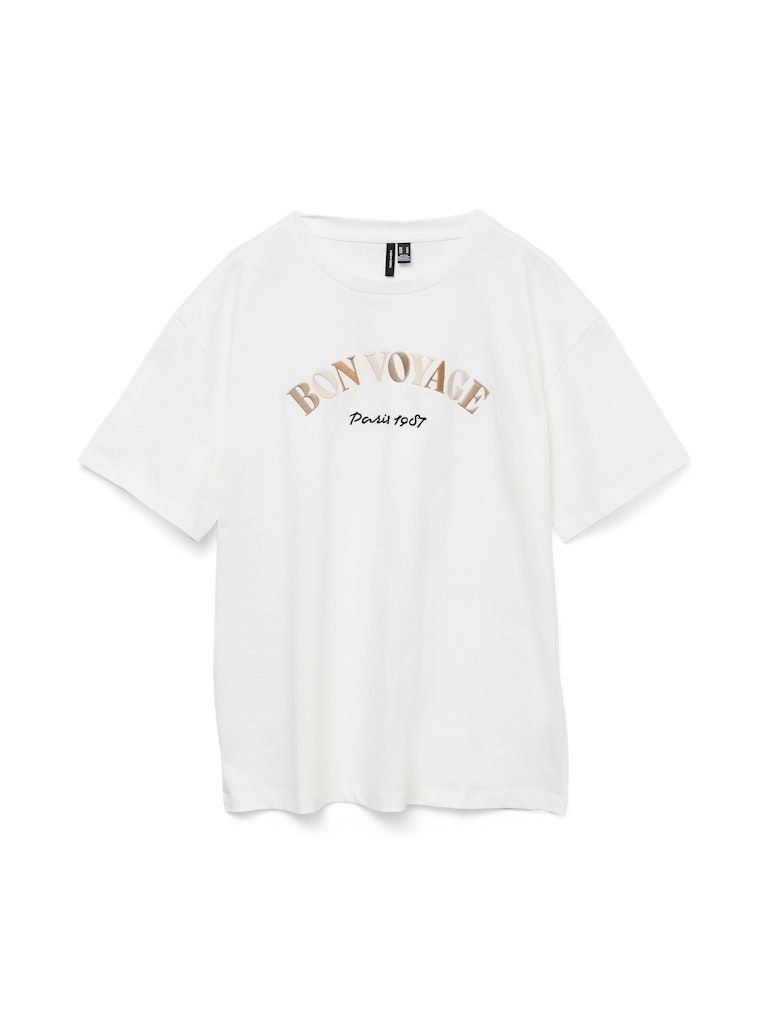 VMSARA MIA SS TOP BOX JRS SPE GA Snow White-BONVOYAGE