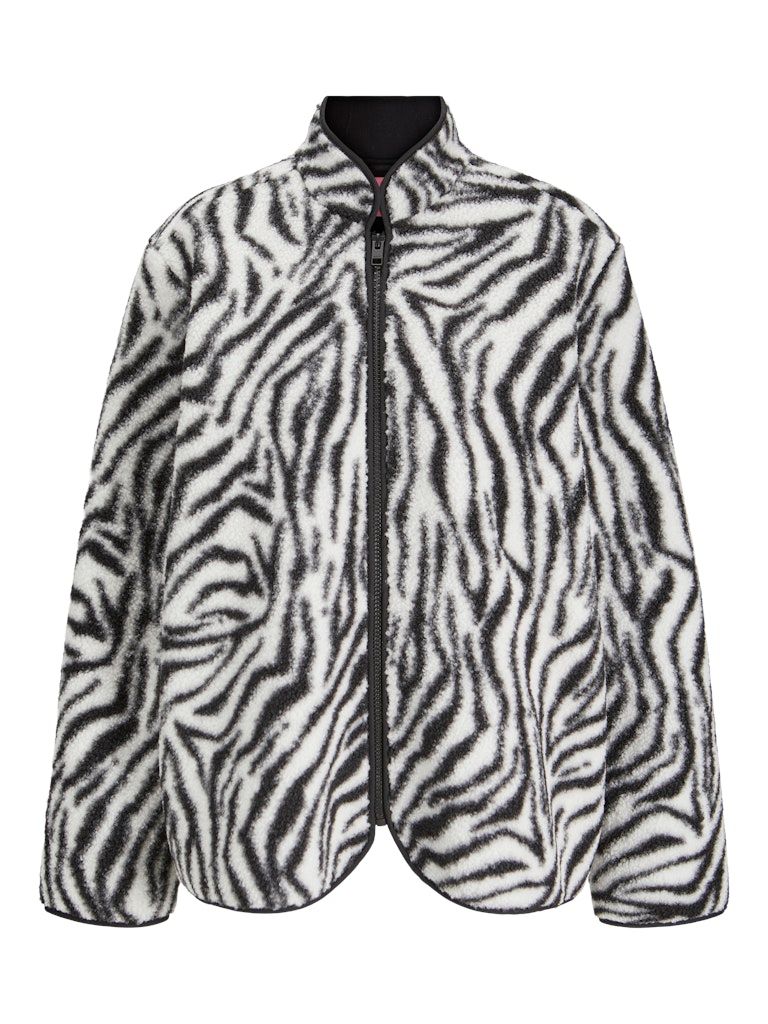 JXJOE TEDDY JACKET OTW Black/ZEBRA