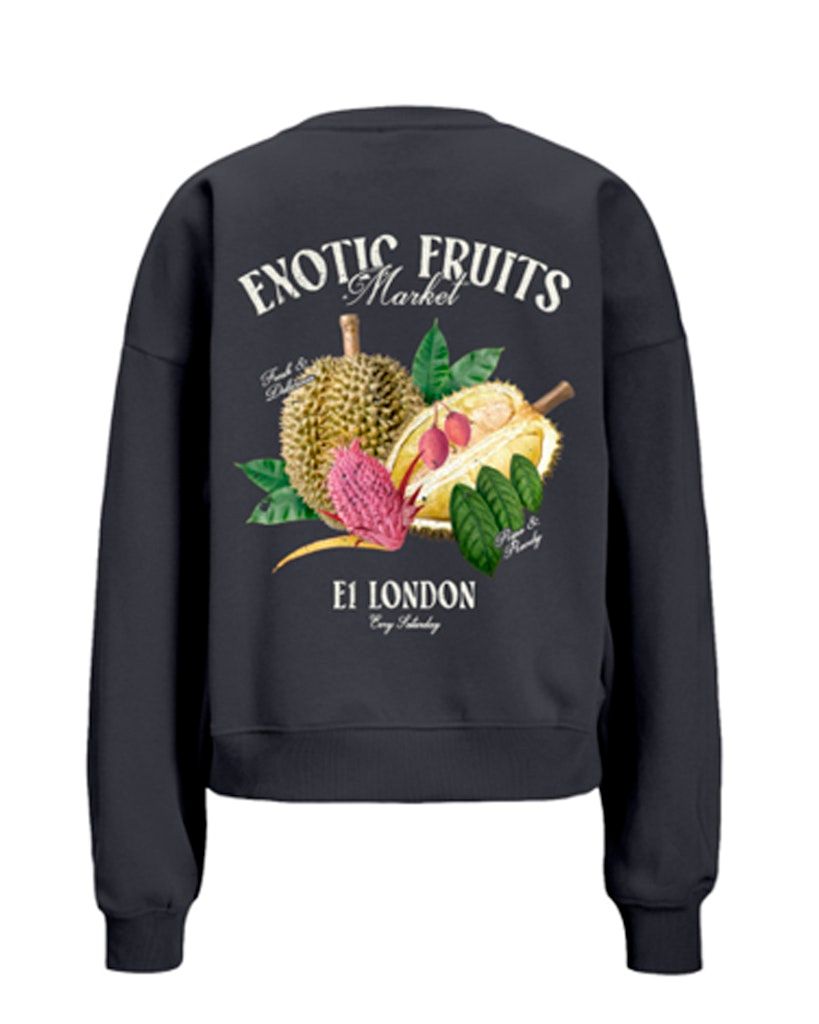 JXMILA RLX LS CREW SWT Dark Shadow-EXOTIC FRUITS