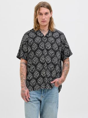JORHYDRA NOTO SHIRT SS LN Black