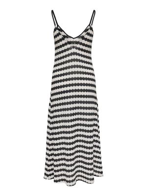 ONLEVARA LIFE S/L STRIPE DRESS JRS NOOS Black-Cloud dancer